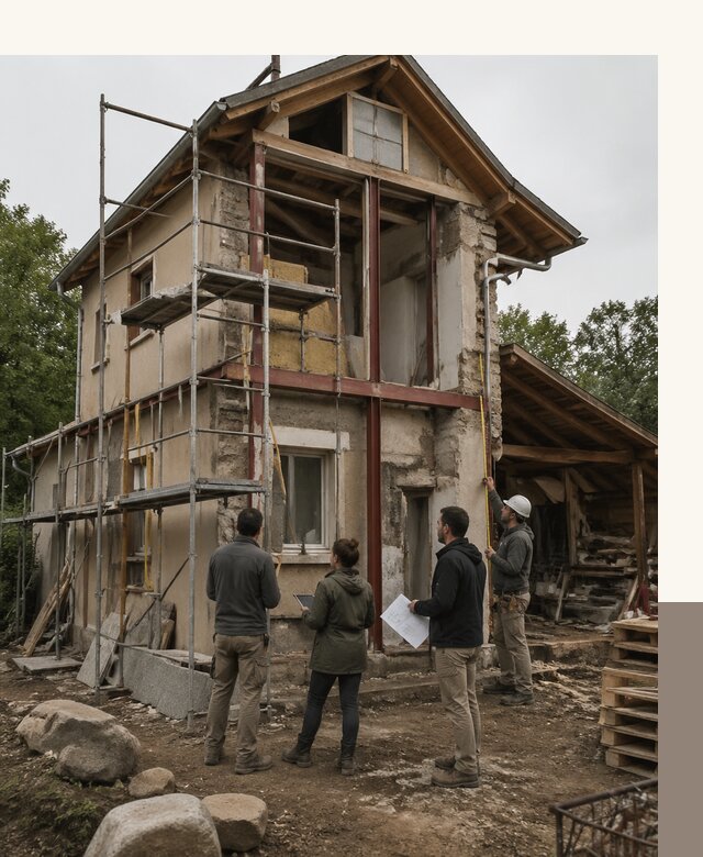 Реконструкция загородного дома под ключ в Кандалакше от бюро