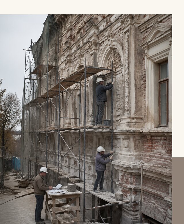 Реставрация объектов культурного наследия под ключ в Кандалакше