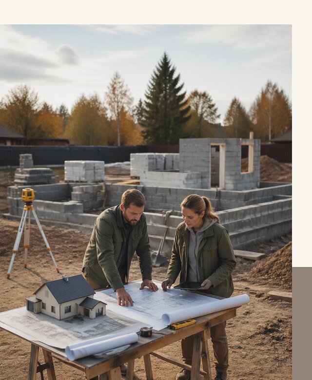 Проектирование домов 7 на 7 с гаражом под ключ в Кандалакше